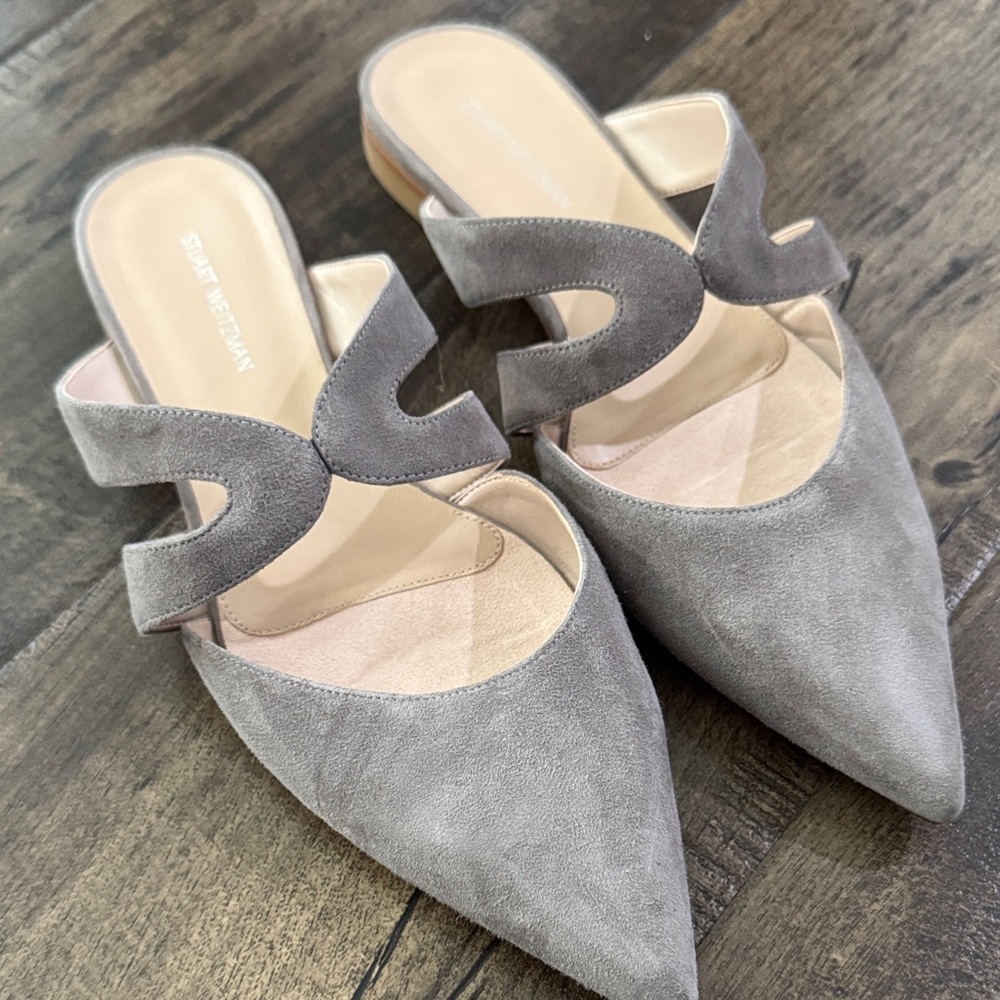 Stuart weitzman  Gray Women's Mules